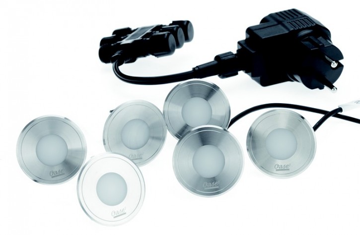 Oase Bodeneinbauleuchte LunAqua Terra LED Set 6 - Teichleuchte