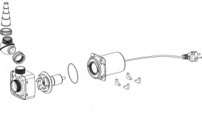 Teichfilter- und Bachlaufpumpe „Schwarze Flunder EC O - 12000 E
